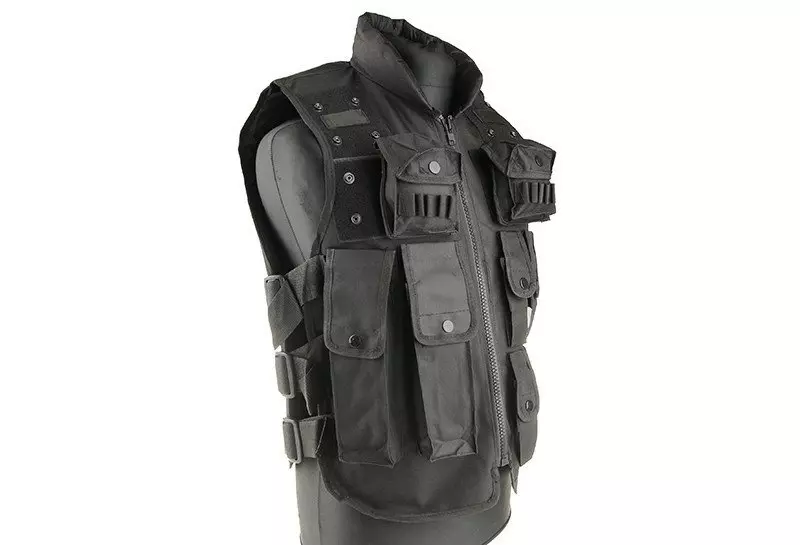 Kamizelka taktyczna Police - czarna
