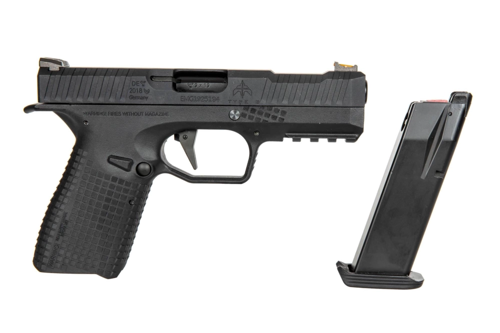 Pistolet airsoft Archon Type B - Noir (Aluminium / Green gas)