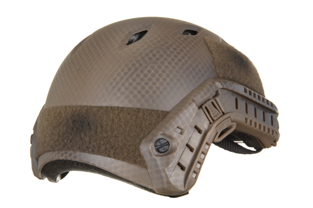 Replica of Emerson Gear FAST type BJ Eco Coyote Brown helmet