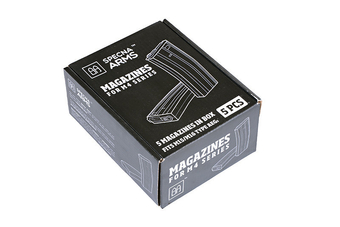 5pcs set - 30ord hi-cap magazine for M4/M16 - tan