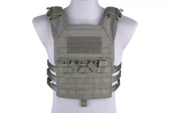 Rush Plate Carrier Tactical Vest - Ranger Green