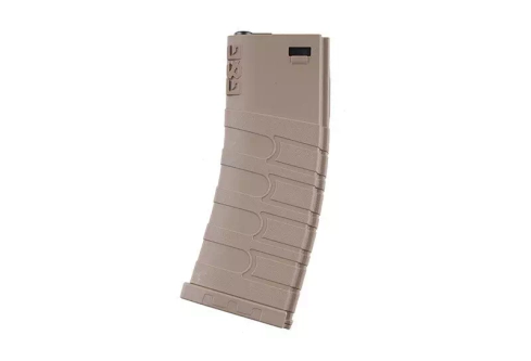 Zásobník mid-cap 120 kuliček pro M4/M16 (5 ks) - hnědá barva