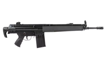 Fusil de airsoft LC-3A4-W - negro