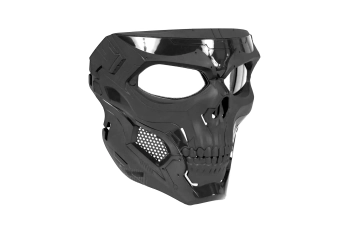 Skull Messenger Mask - black