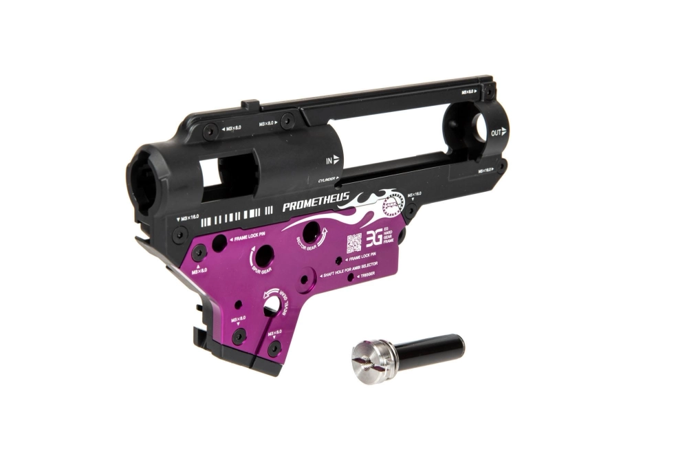 Squelette Gearboxa V2 EG Hard Gearbox 8mm
