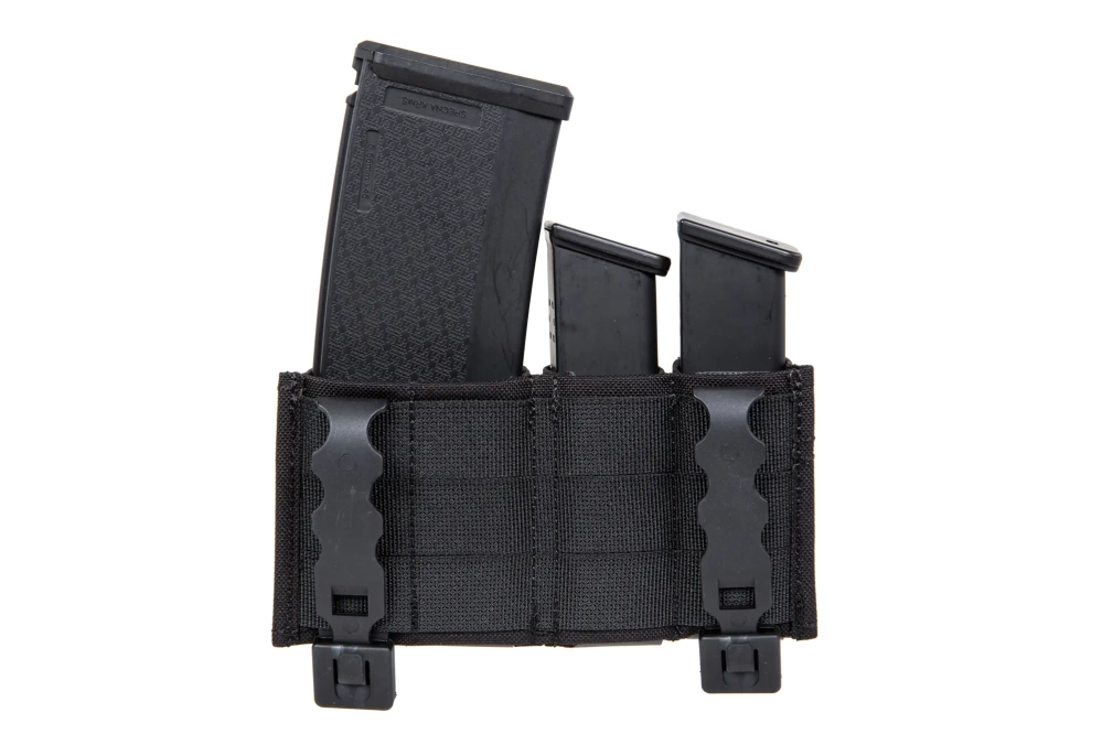 Dvojité pouzdro na zásobníky Wosport Combo Black