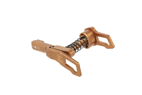 Hliníkový spoušť zásobníku Maxx Model Advanced typ B pro repliky MTW M4 Flat Dark Earth