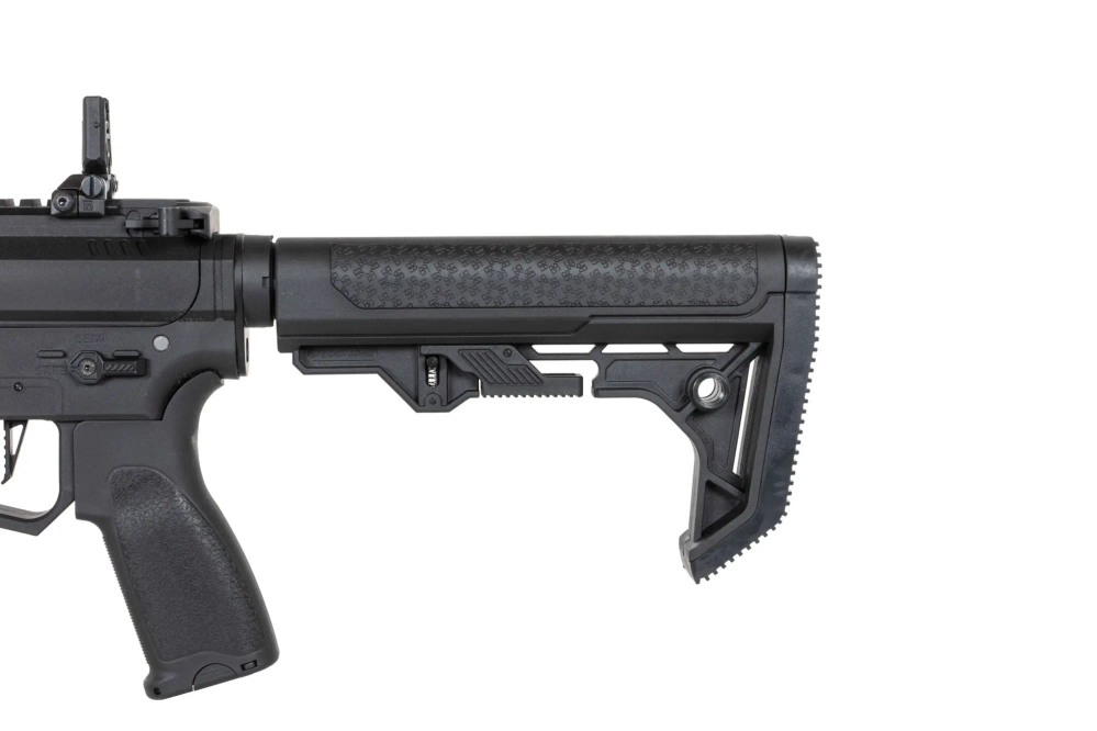 airsoft Specna Arms SA-FX01 FLEX™ HAL ETU machine gun Black with orange discharge device