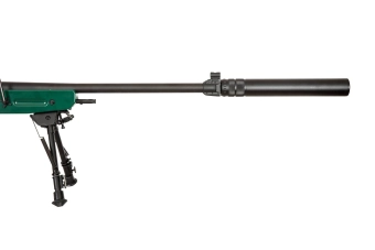 SV-98 CORE™ sniper rifle replica with bipod, scope and sound suppressor - russian green