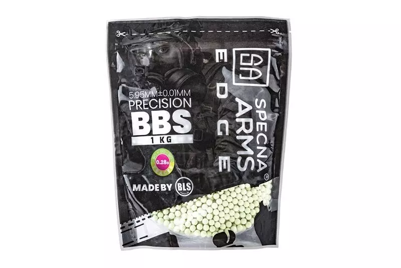 Bolas Bio Tracer Degradables 0.28g Specna Arms EDGE ™ 3570 uds - Verde