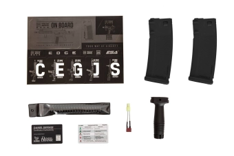 Réplica de fusil Daniel Defense® MK18 SA-E19 EDGE 2.0™GATE ASTER - negro