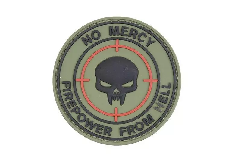 Parche 3D - NO MERCY - GRUPO DE TRABAJO KINÉTICO - Oliva