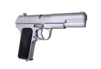 Réplique de pistolet à gaz SR-33 - argent 