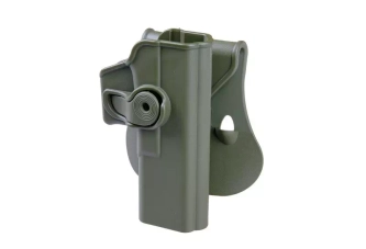 Polymer holster for the Glock 17 replica -olive