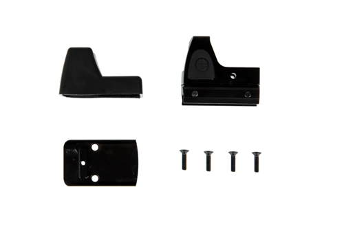 Mini reflex collimator sight replica - black