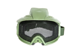 Tactical goggles with hood - Olv