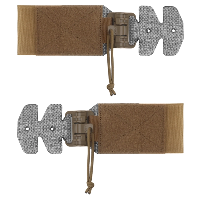 Sada adaptérů QD Wosport pro V5 Plate Carrier Coyote Brown
