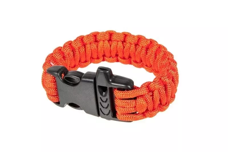 Pulsera de supervivencia (fastex) - rojo