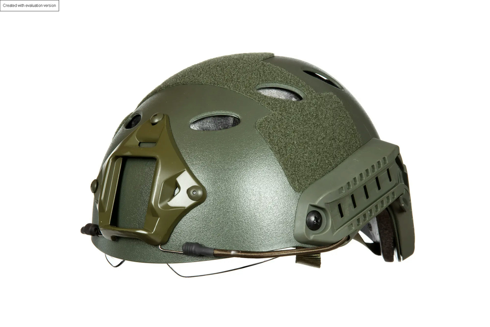 X-Shield PJ Helmet Replica With Goggles - Olive