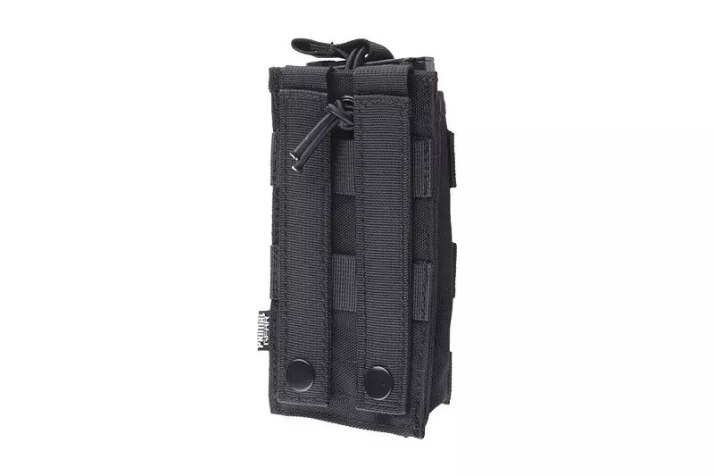 Pochette ouverte en I pour chargeurs AK/M4/G36 - noir