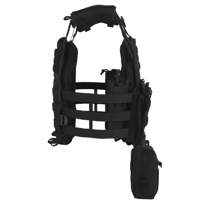 Kamizelka typu Plate Carrier Wosport VE-106 Czarna