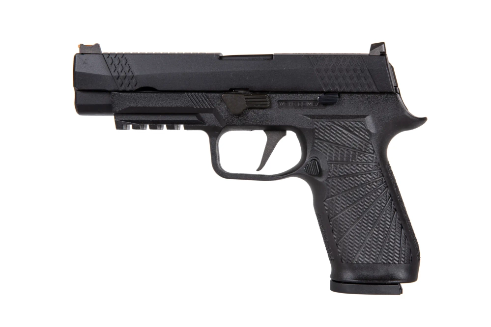 WE F17 Réplica Pistola Gas Verde Negro