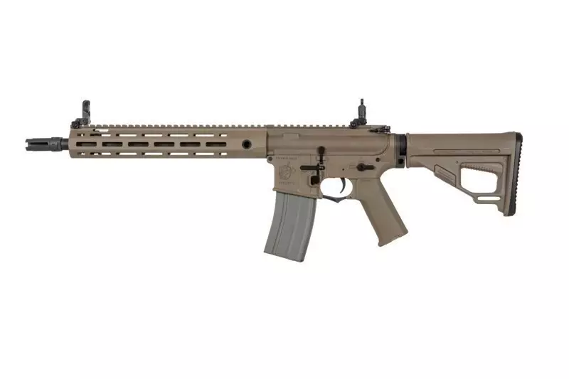 Airsoftová zbraň puškaka Helios KAC SR-16E Mod2 M-LOK - Dark Earth