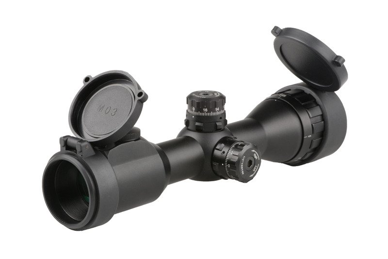 6X32 1 BugBuster AO 36-Colour Mil-Dot + QD Mount Scope