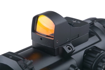 4x32E spotting scope met minicollimator - zwart