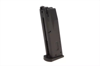 Magazynek gazowy 25 kulek do repliki pistoletu M92F - czarny