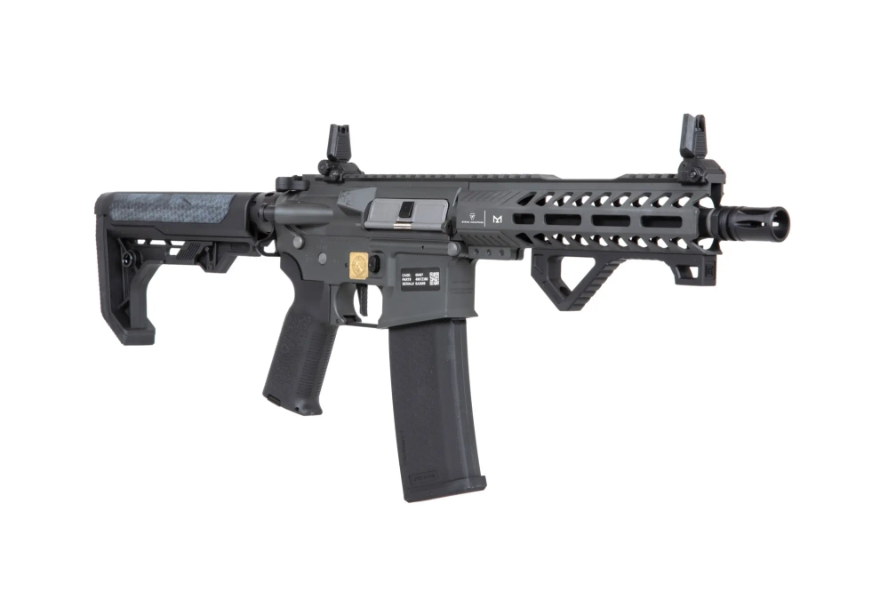 Airsoftová puška Specna Arms RRA & SI SA-E17-L Light Ops Stock EDGE™ HAL ETU™ Chaos Grey