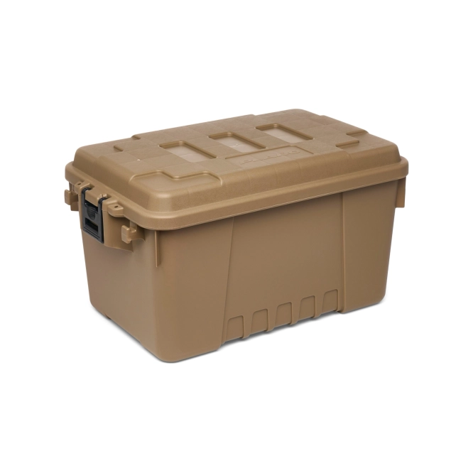 Petite boîte d'équipement tactique Plano 53 litres Tan