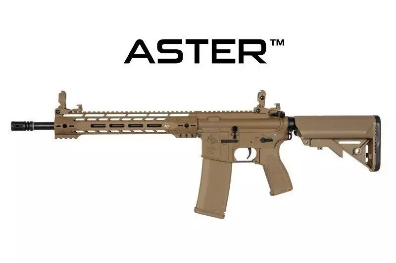 Airsoftová zbraň puškaka RRA SA-E14 EDGE™ ASTER™ V2 Custom - Full-Tan