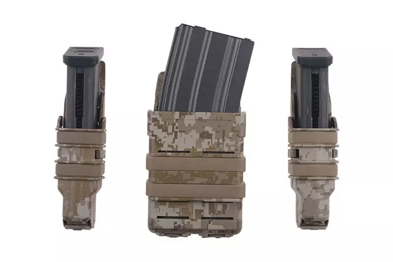 FAST Magazine Holster Set for 5,56 and 9mm magazine - Digital Desert