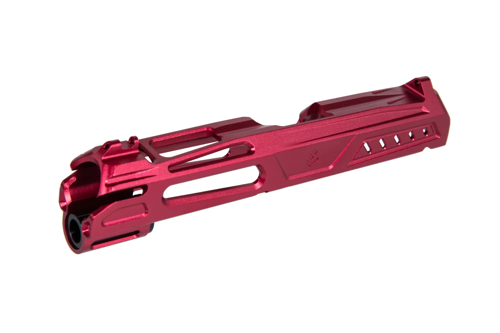 LA Capa Customs x SpeedQB COBRA hliníkový zámek pro TM Hi-Capa replica 4.3 Red