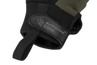 Armored Claw Shooter Cut Tactical Gloves - olive