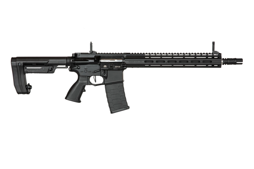 Réplique fusil ASR115 EBB 12.5'' Spyder Combat - Noir 