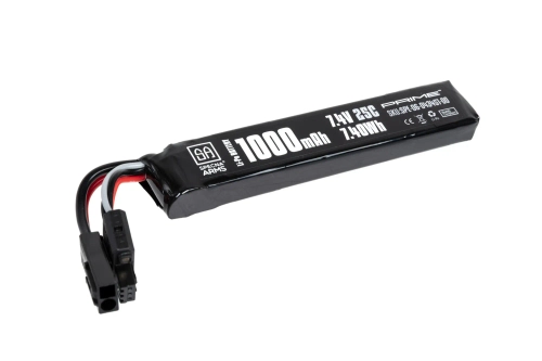 Li-Po Specna Arms x Gens Ace 1000 mAh 25C 7.4V Tamiya mini G-Tech battery