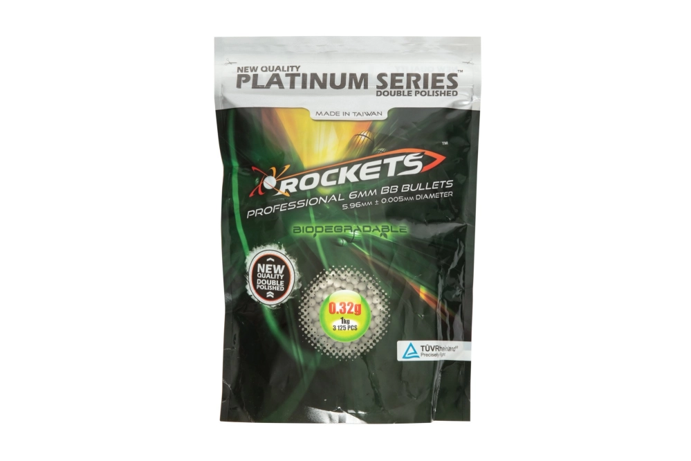 BBs Bio 0.32g Rockets Platinum 1 kg