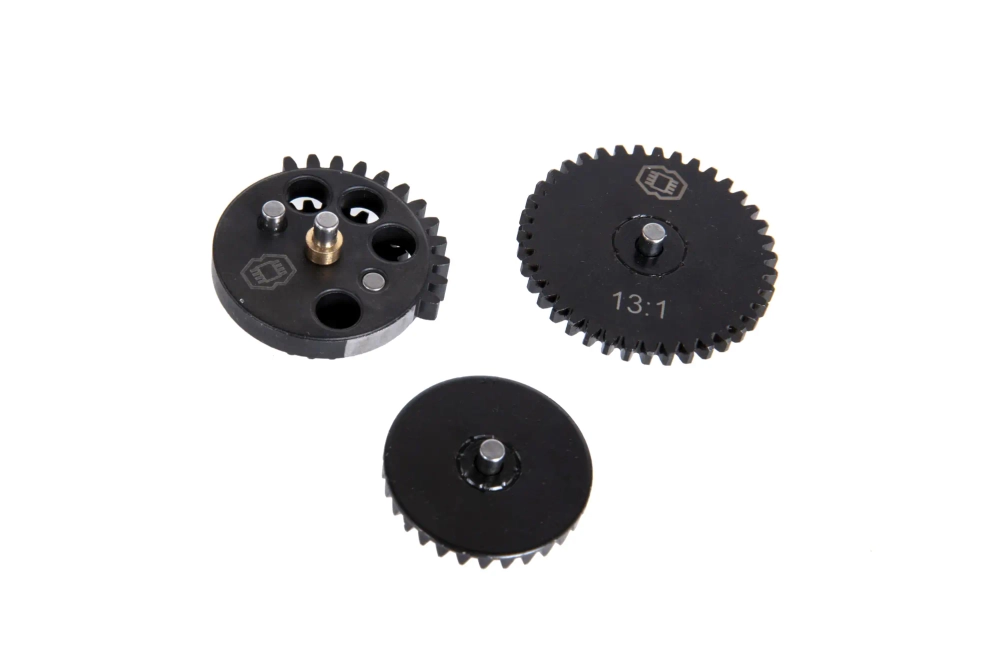 High Precision 13:1 steel gear set (Short Stroke version)