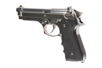 Réplique de pistolet M92F - Inox chromé