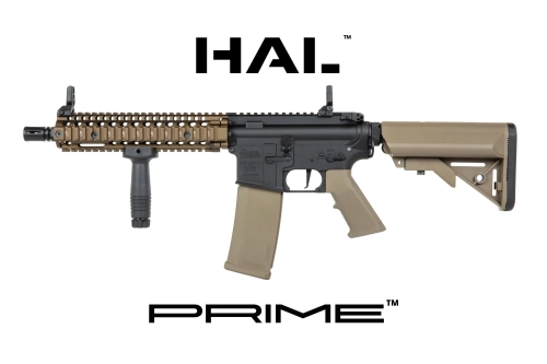 Airsoftová puška Specna Arms Daniel Defense® MK18 SA-P19 Prime™ HAL™ ETU s bezkomutátorovým motorem Chaos Bronze