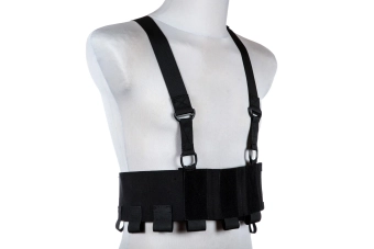 Kamizelka Low-Vis typu Chest Rig - Czarna
