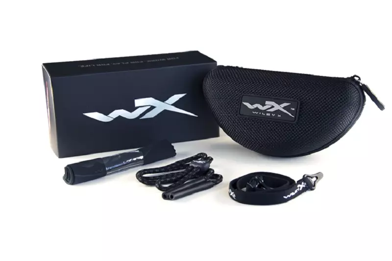 Okulary Wiley X® BOSS Grey Silver Flash Gloss Black Frame