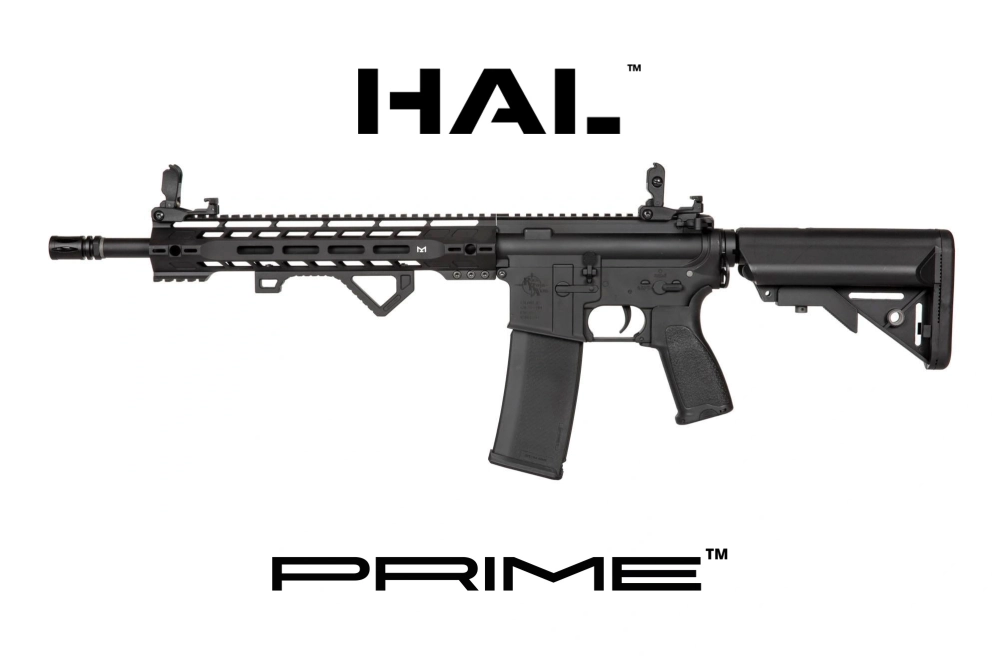 Fusil de airsoft Specna Arms RRA SA-P14 Prime™ HAL™ ETU con motor brushless Negro