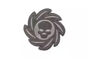 Naszywka Wheel Skull - olive drab