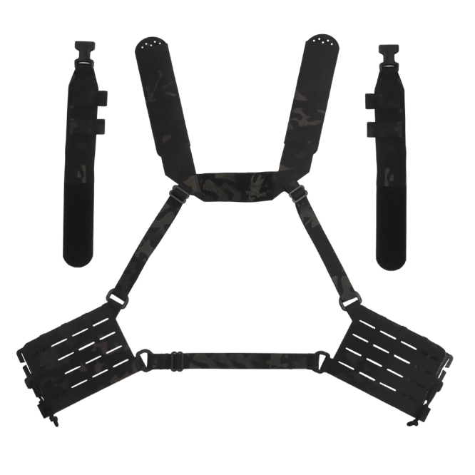 Zestaw Chest Rig Wosport ARC MC Black