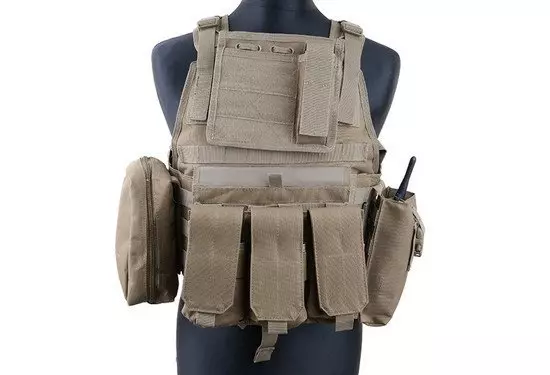 Gilet de type Plate carrier - coyote