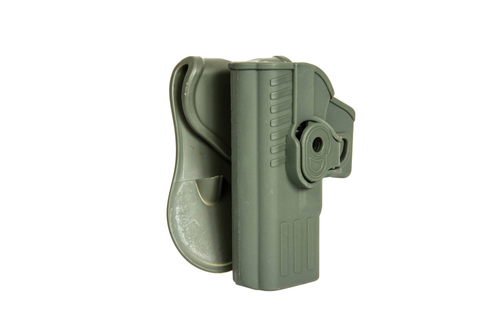Funda para pistolas tipo Glock (mano izquierda) - color verde oliva