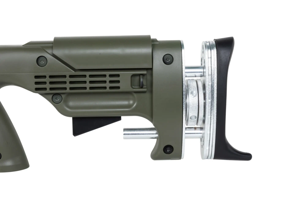 airsoft WELL MB12DG Rifle de francotirador Oliva